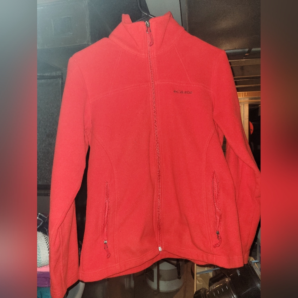 Columbia Red Fleece Jacket
